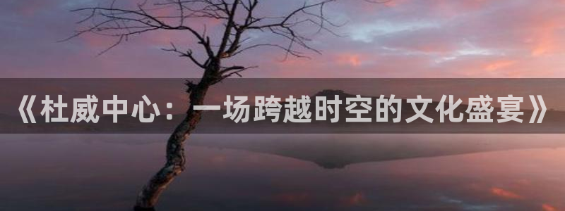 世界杯欧洲预选赛：《杜威中心：一场跨越时空的文化盛宴》