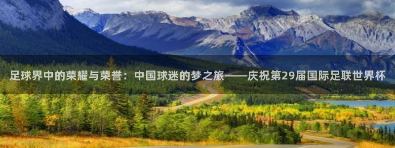 世界杯足球赛2026赛程时间：足球界中的荣耀与荣誉：中国球迷的梦之旅——庆祝第29届国际足联世界杯